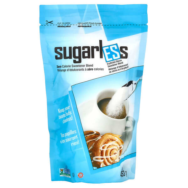 Health Garden, 無糖，赤蘚糖醇甜葉菊甜味劑混合物，453 克