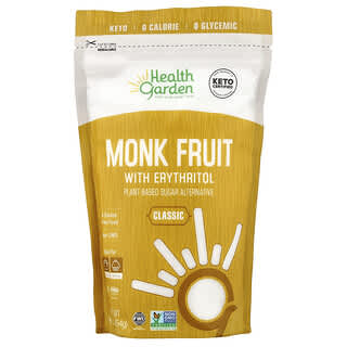 Health Garden, Monk Fruit with Erythritol, Plant Based Sugar Alternative, Classic, 1 lb (454 g)