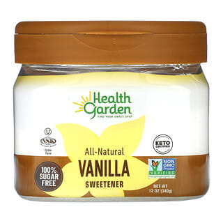Health Garden, Endulzante de vainilla completamente natural`` 340 g (12 oz)