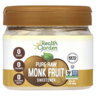 Health Garden, Pure Raw Monk Fruit Sweetener, reiner Mönchsfruchtsüßstoff, 85 g (3 oz.)