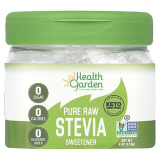 Health Garden, Dolcificante puro con stevia cruda, 113 g