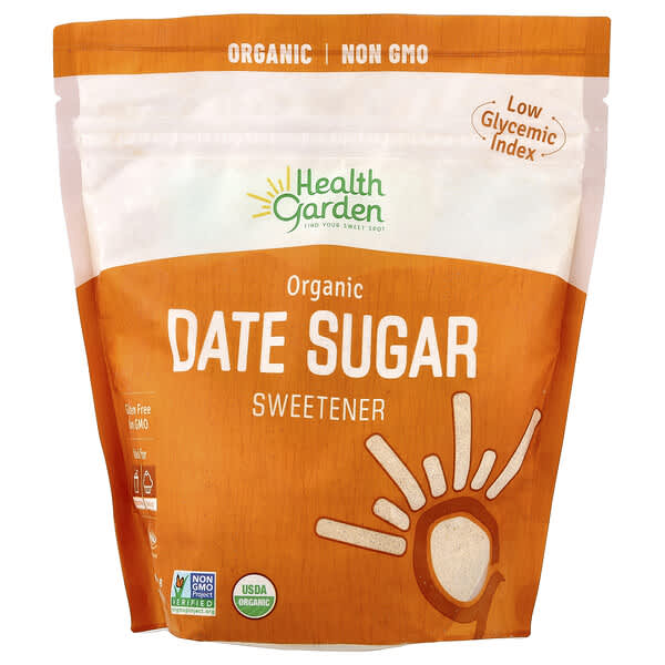 Health Garden, Organic Date Sugar Sweetener, 16 oz (453 g)