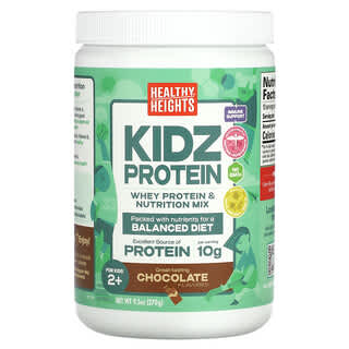هيلثي هايتس‏, Kidz Protein ، للأطفال بعمر سنتين فأكثر ، بنكهة الشوكولاتة ، 9.5 أونصة (270 جم)