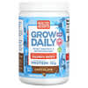 Grow Daily, Mélange de protéines de lactosérum et de nutrition, Pour les enfants de 3 ans et plus, Chocolat, 308 g