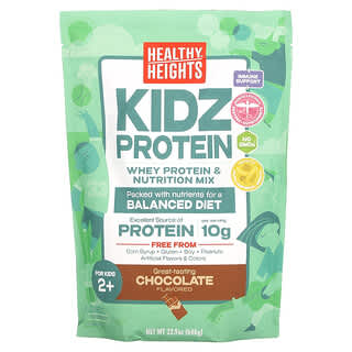 Healthy Heights, Kidz Protein, протеин для детей от 2 лет, со вкусом шоколада, 648 г (22,9 унции)