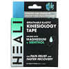 Breathable Elastic Kinesiology Tape, Blue Camo, 20 Precut Strips