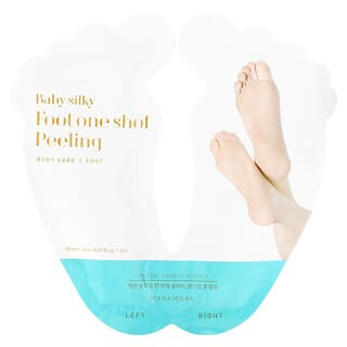 Holika Holika, Baby Silky Foot One Shot Peeling, 2 Count, 0.67 fl oz (20 ml) Each