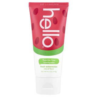 Hello, Kids, Fluoride Free Toothpaste, Fresh Watermelon, 4.2 oz (119 g)