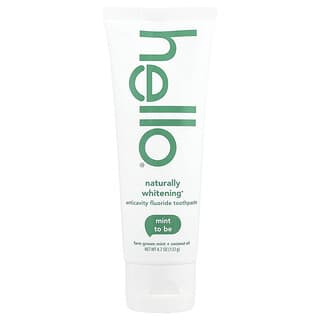 Hello, Naturally Whitening Anticavity Fluoride Toothpaste, Mint to Be , 4.7 oz (133 g)