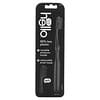 Aluminum Toothbrush with Replaceable Brush Heads, Soft, Black, 1 Toothbrush and 1 Replaceable Brush Head