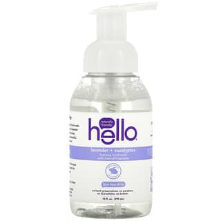 Hello, 泡沫洗手液，薰衣花草 + 桉樹香，10 液量盎司（295 毫升）