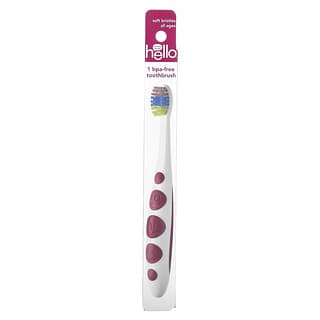 Hello, BPA Free Toothbrush, Soft Bristles, All Ages, 1 Toothbrush