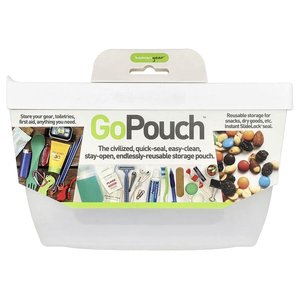 Humangear, Go Pouch™, Small, Clear, 12 fl oz (400 ml)