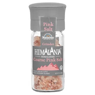 هيمالانيا‏, ملح الهيمالايا الوردي الخشن ، مع مطحنة ، 3 أونصات (85 جم)