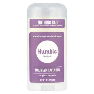 Humble Brands, Desodorante sin aluminio, Lavanda de montaña, 70 g (2,5 oz)