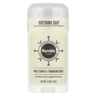 Humble Brands, Déodorant sans aluminium, Palo santo et encens, 70 g