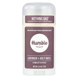 Humble Brands, Déodorant sans aluminium, Lavande et tulsi, 70 g