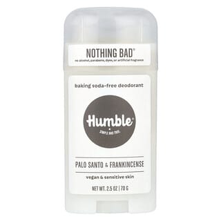 Humble Brands, 베이킹소다 무함유 데오드란트, 팔로산토 및 유향, 70g(2.5oz)