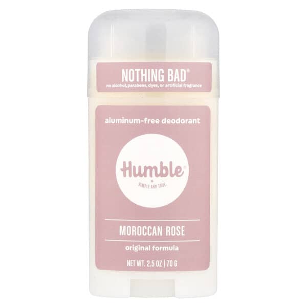Humble Brands, 알루미늄 무함유 데오드란트, 모로칸 장미, 70g(2.5oz)