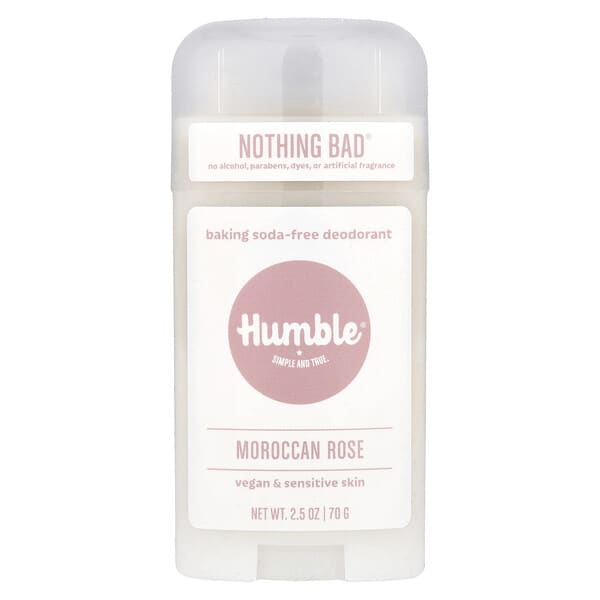 Humble Brands, 베이킹소다 무함유 데오드란트, 모로칸 장미, 70g(2.5oz)