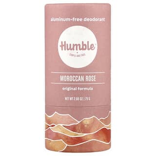 Humble Brands, Aluminium Free Deodorant, Deodorant ohne Aluminium, Marokkanische Rose, 75 g (2,65 oz.)