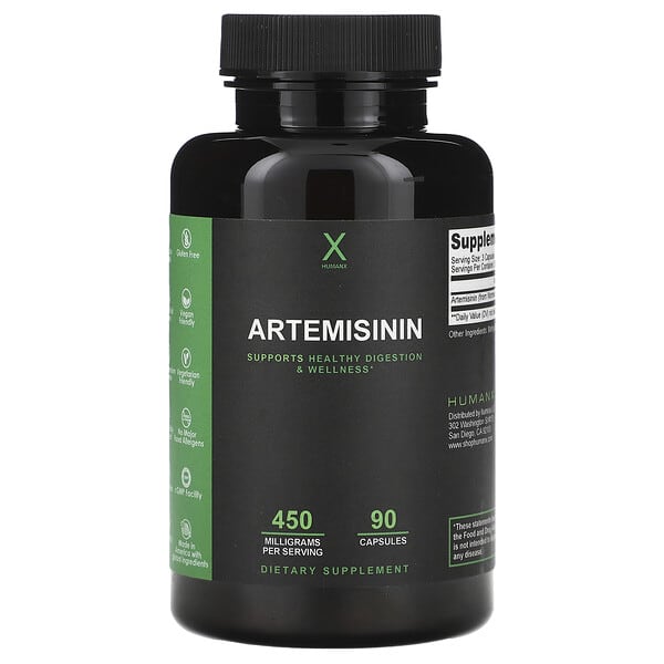 Humanx, Artemisinin, 450 mg, 90 Capsules (150 mg per Capsule)
