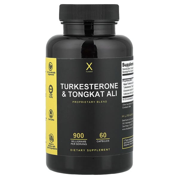 Humanx, Turkesterone & Tongkat Ali, 60 Capsules — product photo 1