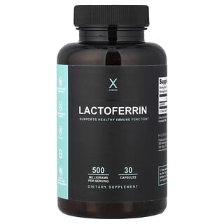 Humanx, Lactoferrina, 500 mg, 30 cápsulas