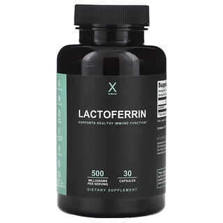 Humanx, Lactoferrina, 500 mg, 30 cápsulas