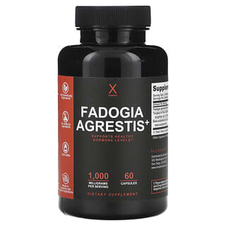 Humanx, Fadogia Agrestis+, 1.000 mg, 60 Cápsulas (500 mg por Cápsula)