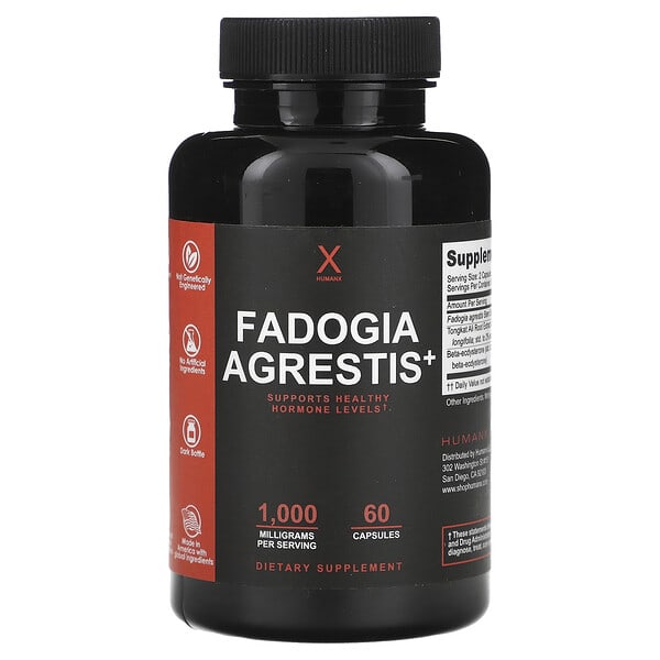 Fadogia Agrestis+, 60 Capsules