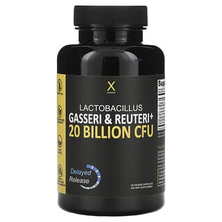 Humanx, Lactobacillus Gasseri & Reuteri+, 20 miliardi di CFU, 30 capsule vegetali