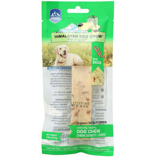 Himalayan Pet Supply, Himalayan Dog Chew，硬，適合 35 磅及以下犬類，培根，2.3 盎司（65.2 克）