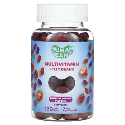Human Beanz, Multi-Vitamin Gummies, Berry Burst, 120 Gummies