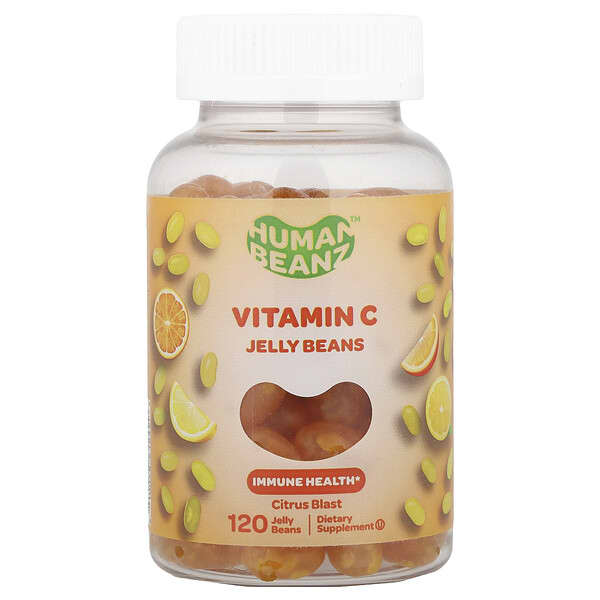 Human Beanz, Vitamin C Jelly Beans, Citrus Blast, 120 Jelly Beans — product photo 1