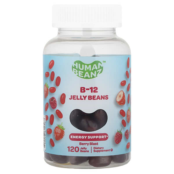 Human Beanz, B-12 Jelly Beans, Berry Blast, 120 Jelly Beans (333 mcg per Jelly Bean) — product photo 1