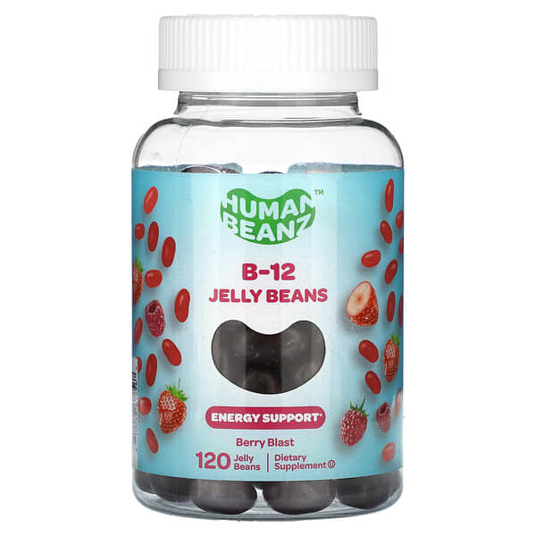 B-12 Jelly Beans, Berry Blast, 120 Jelly Beans (333 mcg per Jelly Bean)