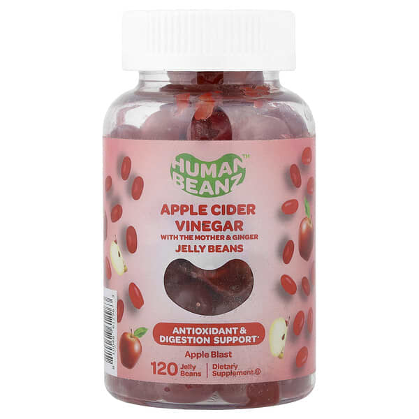 Human Beanz, Apple Cider Vinegar Jelly Beans, Apple Blast, 120 Jelly Beans — product photo 1