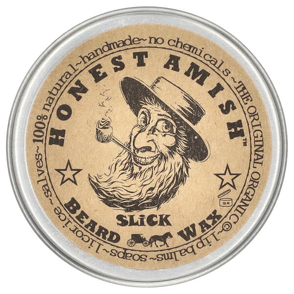 Honest Amish, 슬릭 비어드 왁스, 60ml(2oz)