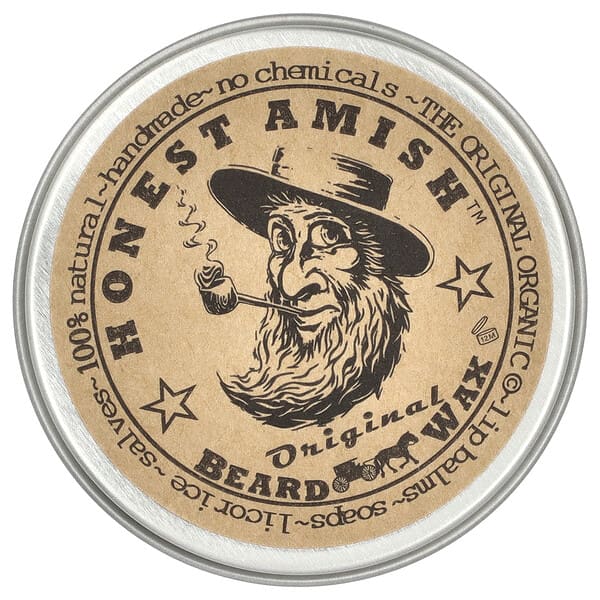 Honest Amish, 오리지널 비어드 왁스, 60ml(2oz)