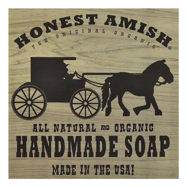 Honest Amish, 수제 바 비누, 어부의 감초, 1개입