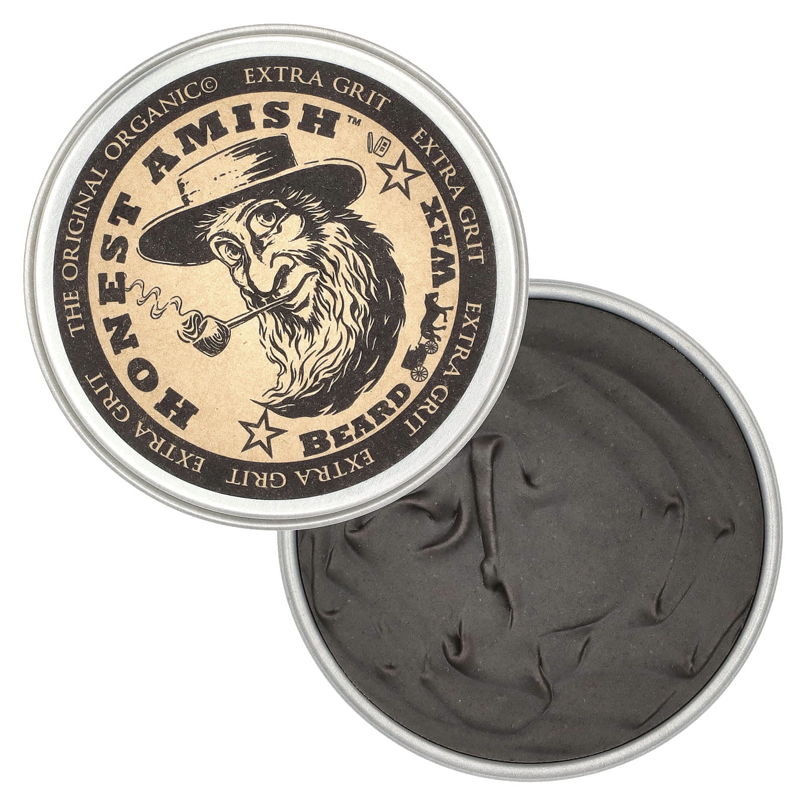 Honest Amish, Extra Grit! Beard Wax, 2 oz (60 ml)