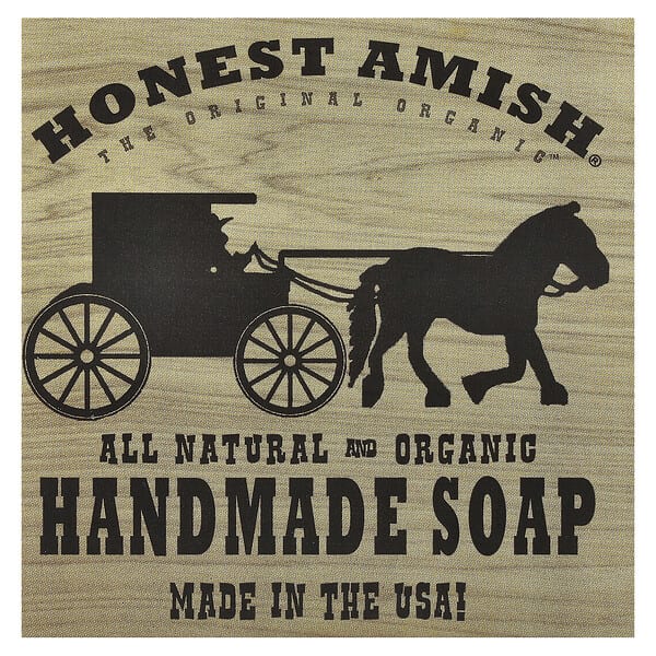 Honest Amish, 프리미엄 수제 비누, 라벤더 및 정향, 1개입