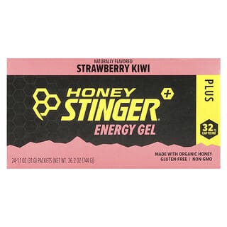 Honey Stinger, Gel Energético, Morango e Kiwi, 24 Embalagens, 31 g (1,1 oz) Cada