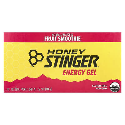 Honey Stinger, Energy Gel, Fruit Smoothie, 24 Packets, 1.1 oz (31 g) Each