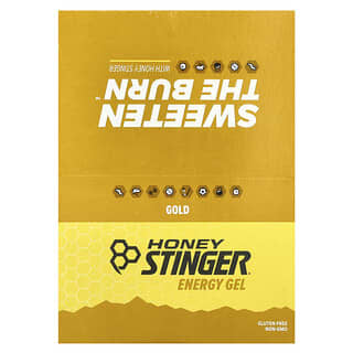 Honey Stinger, Energy Gel, Gold, 24 Päckchen, je 31 g (1,1 oz.).