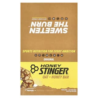 Honey Stinger, Barrita de avena y miel, Original, 12 barritas, 42 g (1,48 oz) cada una