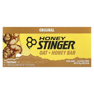 Honey Stinger, Батончик с овсом и медом, оригинальный, 12 батончиков, 42 г (1,48 унции)