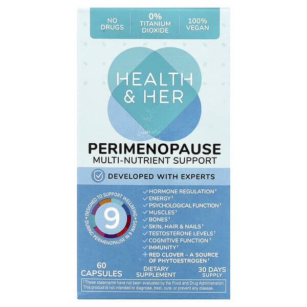 Perimenopause, Multi-Nutrient Support, 60 Capsules