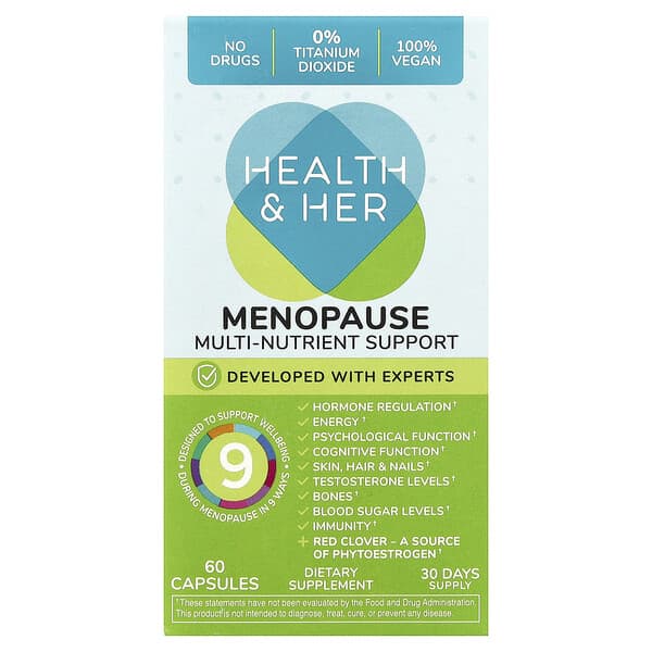 Menopause, Multi-Nutrient Suppport, 60 Capsules